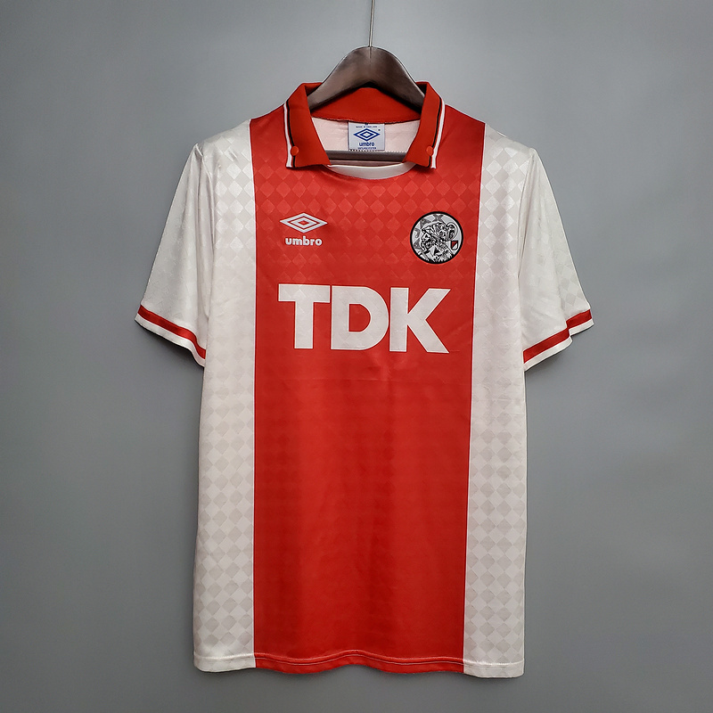 AAA Quality Ajax 90/92 Home Soccer Jersey